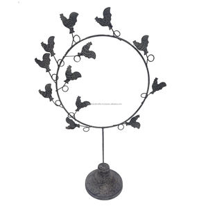 พวงหรีดโลหะแท้สไตล์วินเทจตกแต่งผนังชุบสังกะสีตกแต่งผนังราคาออกแบบได้ตามต้องการสำหรับตกแต่งบ้านและสวน - Product Image 5