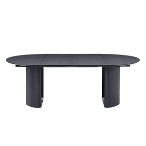 Modern Kitchen <b>Table</b> Solid <b>Top</b> Expandable <b>Dining</b> <b>Table</b> for Leisure for Apartment Home Kitchen Living Room or Office B - Product Image 3