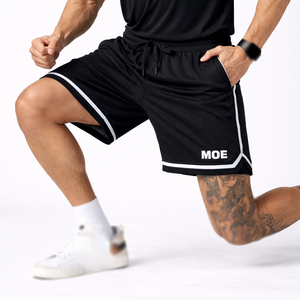 Pantalones Cortos de Baloncesto Personalizados para Hombre, de Malla Transpirable de Poliéster, con Cordón Ajustable, para Entrenamiento, Gimnasio, Deportes, Suministro al por Mayor - Product Image 4