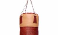 Sac de frappe suspendu pour entraînement, haute qualité, accessoires de fitness, sac de sable de boxe, conception OEM, logo personnalisé, en cuir – Vente chaude