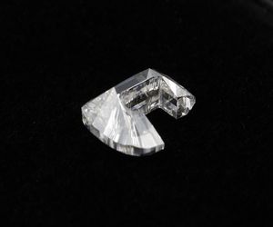 Diamante único de 2.50 ct con corte en J, cultivado en laboratorio, VVS-VS, color E,F, CVD, piedra suelta de fantasía, diamante alfabético cultivado en laboratorio, hecho a pedido. - Product Image 5