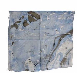 Handcrafted Marble Print Silk Bandana 50x50cm Abstract Swirl Square <b>Scarf</b> At Best Price From India Supplier <b>Scarf</b> - Product Image 6