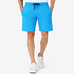 Pantalones cortos casuales de lana para hombre |   Cierre con cordón en la cintura de punto |   Estilo de Tabla Transpirable |   Logotipo Personalizado OEM al por Mayor - Product Image 1