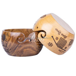 Cuenco de Madera Maciza para Hilos de Tejer, para Amantes del Crochet - Product Image 4