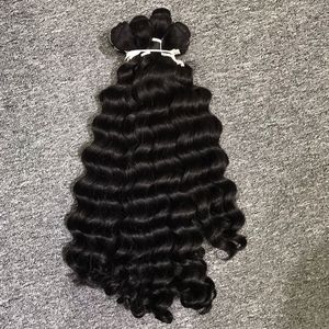 Extensiones de cabello humano Remy virgen 100% Tejido de cabello de onda profunda suelta - Product Image 6