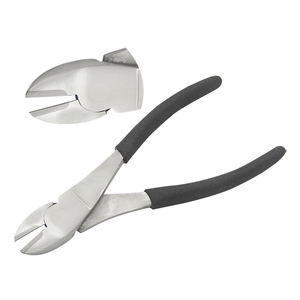 Cortador Diagonal TC con Mordazas de Acero Inoxidable de 200mm, Mango de Espuma Mate, para Joyería, Manualidades DIY, Crimpado de Alta Resistencia, Alambre de Pesca - Product Image 1