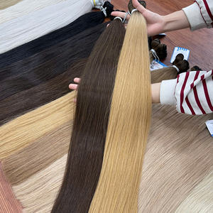 Paquets de cheveux de couleur avec trames de cheveux alignés sur les cuticules, cheveux vietnamiens de qualité supérieure pour la livraison directe, extensions de cheveux humains - Product Image 1