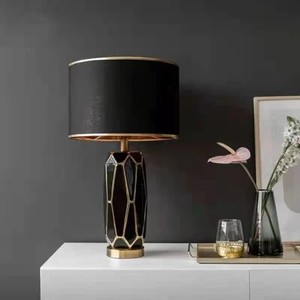Luxury Modern Gold <b>Base</b> Aluminum <b>Table</b> <b>Lamp</b> for Bedroom Home Decor Hotel Use Diwali Gift-Premium Glossy Finish - Product Image 4