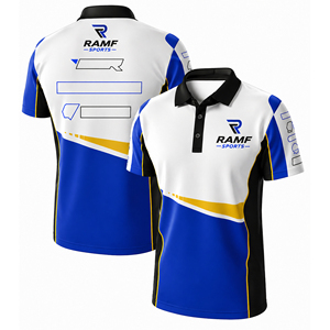 Custom High Quality Racing <b>Shirts</b> Short Sleeve Polo <b>Shirts</b> Racing Pit Crew <b>Shirts</b> Auto Racing Clothing - Product Image 3