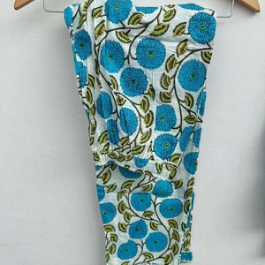 Ensemble de pyjama décontracté pour femmes à imprimé floral été automne 100% coton col en V manches longues respirant doux vêtements de nuit vêtements de détente - Product Image 3