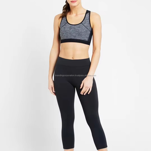 Nouveau soutien-gorge de sport respirant sans couture pour femmes grandes tailles, pour la course à pied, l'entraînement, le fitness, le yoga, avec soutien moyen, en spandex/nylon - Product Image 3