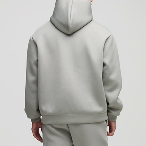 Sweat-shirt à capuche gris pour homme, coupe classique, en coton French Terry, décontracté, pour l'automne, avec poche avant, imprimé 2027 - Product Image 4