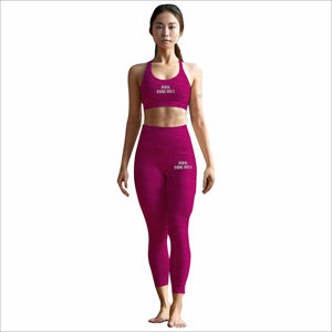 Conjuntos de yoga de cintura alta para mujer, ropa deportiva para gimnasio o práctica de yoga, conjuntos de yoga para mujer en venta - Product Image 1
