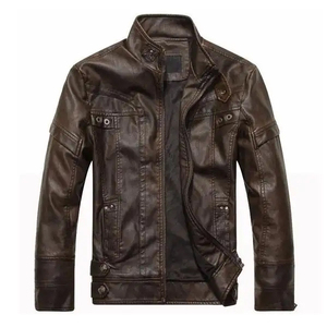 New Arrival <b>Men's</b> Windbreaker <b>Jacket</b> Breathable Best Design Wind Proof <b>Men</b> <b>Leather</b> <b>Jacket</b> Solid Color <b>jacket</b> for <b>men</b> - Product Image 4