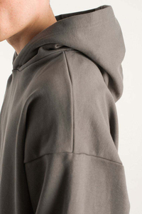 Sudadera con Capucha Oversize para Hombre, Estilo Urbano, Holgada, Casual, Esencial, de Moda, Holgada - Product Image 6