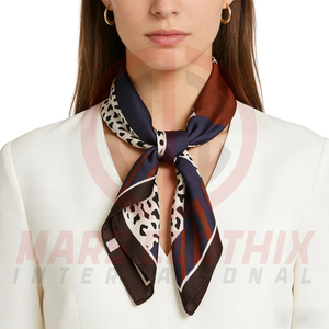 Pañuelo Bandana para Mujer con Bajo MOQ, Accesorio para el Cuello para Viajes y Uso Casual, Venta al por Mayor, Pañuelos Bandana para el Cabello - Product Image 2
