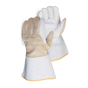 Gants de soudage résistants au feu, résistants à la chaleur, pour barbecue/four/MIG/TIG, mitaines de soudeur en cuir, protection contre les coupures PerfeSafe - Product Image 4