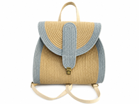 Bolso de mano de paja tejida con cierre magnético, bolso portátil para la playa, bolso de hombro para viaje, para mujer, bolsos de mano para mujer.