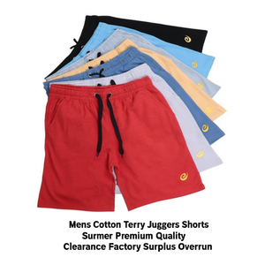 Pantalones Cortos Deportivos Casuales para Hombre, 100% Algodón, Tejido Terry, Bordados, de Verano, Calidad Premium, Excedentes de Fábrica - Product Image 3
