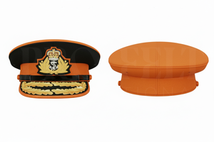 Custom Outdoor Apparel Manufacturer High Quality Hand Made Badge Embroidery Peak <b>Caps</b> Unisex General Uniform Wool Visor <b>Hats</b> - Product Image 6