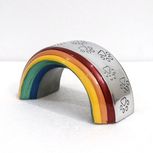 โกศใส่เถ้าสัตว์เลี้ยง Evana Impex ขนาด 8 นิ้ว รุ่น Beautiful Rainbow ดีไซน์ทันสมัย ทนทาน ทำจากอะลูมิเนียม สามารถปรับแต่งได้ สำหรับใส่เถ้าสัตว์เลี้ยง - Product Image 1