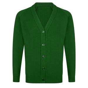เสื้อคาร์ดิแกนถักคอวีสีเบอร์กันดีสำหรับผู้ชาย แขนยาว ติดกระดุม สไตล์ฤดูใบไม้ร่วง สีพื้น ทรงปกติ - Product Image 5