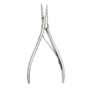 Pince à micro-anneaux en acier inoxydable robuste avec logo personnalisé, triple trou, pour extensions capillaires, outil de dépose de perles en salon - Product Image 1