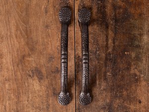 Tirador de Barra Rústico de Hierro Fundido para Muebles de Cocina, Herraje Duradero Forjado a Mano para Cajones y Puertas de Armario - Product Image 6
