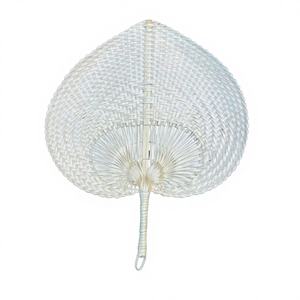 Artisan palm leaf hand fan Vietnam manufacturer for <b>interior</b> design wall hanging art and authentic oriental home <b>accessories</b> - Product Image 1