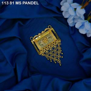 Colgante de circonita para mujer, elegante colgante de aleación chapado en oro antiguo para mujer, colgantes de aleación chapados en oro - Product Image 1