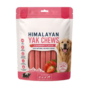 OEM ODM Masticables de Yak del Himalaya con Sabor a Fresa para Perros, Masticables Dentales Naturales de Larga Duración para Todas las Razas, Soporte de Marca Privada - Product Image 1