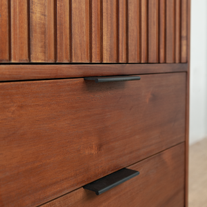 Armario Convertible Moderno y Tradicional de Madera Maciza con Acabado Brillante, Puertas de Panel, Mueble Individual Personalizado de Fábrica - Product Image 6