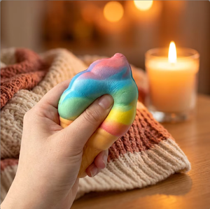 12 piezas/caja, Juguete Sensorial Antiestrés <span class=keywords><strong>de</strong></span> Gelatina con Forma <span class=keywords><strong>de</strong></span> Helado en Espiral Arcoíris, <span class=keywords><strong>de</strong></span> Subida Lenta y Aromatizado, para Niños - Product Image 5