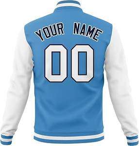 Chaqueta de Invierno Cálida y Cómoda para Hombre, Estilo Letterman, con Cuello Alto, Logotipo Frontal, Resistente al Viento, Ecológica, de Alta Calidad a un Precio Razonable - Product Image 2