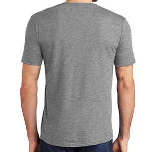 เสื้อยืดผู้ชาย OEM พรีเมียม ผ้าผสม 3 ชนิด ป้ายแบรนด์สั่งทำพิเศษ เนื้อผ้านุ่มพิเศษ น้ำหนักเบา ระบายอากาศได้ดี เสื้อยืดเปล่าเรียบง่ายสำหรับฤดูร้อน - Product Image 6