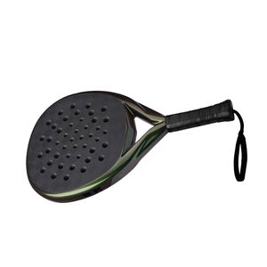 Raquette de paddle-tennis en fibre de carbone de qualité supérieure, design premium, personnalisable, avec grip EVA pour le sport - Product Image 2