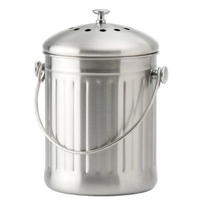 Poubelle en fer galvanisé au design tendance pour l'intérieur et l'extérieur, seau à déchets fait main, poubelle métallique pour grossistes - Product Image 5