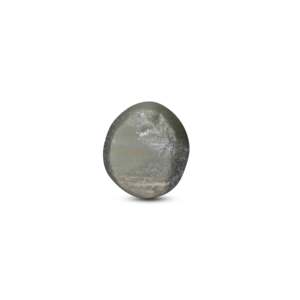 Loose Catseye Gemstone 4.25 Carat Blue Topaz Raw Peridot Shape for Fine Jewelry - Product Image 2