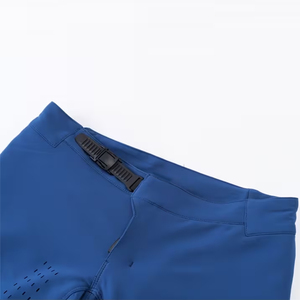 Pantalones de Ciclismo de Montaña para Hombre, Ligeros y Transpirables, de Poliéster y Algodón, Color Azul, Elásticos en 4 Direcciones, de Secado Rápido, Largo hasta la Rodilla - Product Image 4