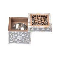 Brûleur Mabkhar incrusté de nacre, design treillis arabe, haute qualité, incrustation Sadaf, Bakhoor religieux toutes saisons, vente chaude