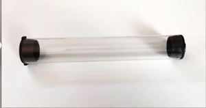 Tube d'emballage industriel transparent personnalisé professionnel, tube en PVC avec impression sérigraphique sur mesure - Product Image 3