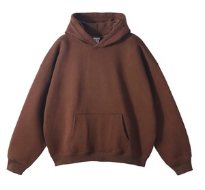 เสื้อฮู้ดผู้ชายไซส์ใหญ่ สีพื้น ผ้าฝ้ายเฟรนช์เทอร์รี่ ทรงลำลอง ใส่ได้ในฤดูใบไม้ร่วง - Product Image 4