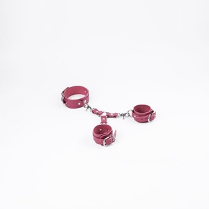 Luxury Full Grain Genuine Leather <b>Vintage</b> Heavy Duty Restraints 11Pcs Kit <b>Bondage</b> Fetish Gear Wholesale Private Labels RTTS-0047 - Product Image 4