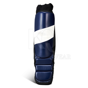 Stylish Leather Shin <b>Pads</b> Professional Protection Adjustable Lightweight Design Perfect for Football Training Sports <b>Practice</b> - Product Image 2