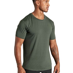 Camiseta Oversize de Algodón 100% Pesado de Lujo para Hombre, Cuello Mock, de Alta Calidad, Venta al por Mayor Personalizada - Product Image 1