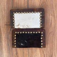 Dompet kulit sapi asli wanita, dompet ramping kulit asli, dompet genggam ritsleting kulit sapi, dompet hadiah untuk wanita