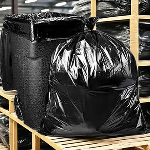 Emballage en rouleau thermoscellé PE & PET robuste personnalisable pour ordures ménagères Sacs en plastique T-shirt avec logo personnalisé - Product Image 2