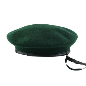 Genuine Quality Pure Wool Red Formal Plain Eco-friendly Four Seasons Unisex Wool Felt Beret Hat - Product Image 3