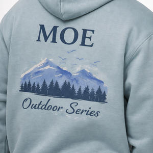 Sweat-shirt à capuche avec imprimé graphique au dos pour homme, style streetwear, fabrication en gros OEM - Product Image 3