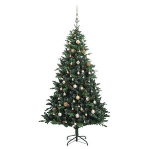 Sapin de Noël Artificiel Articulé avec 300 LED et Ensemble de Boules 82,7 Pouces - Product Image 4